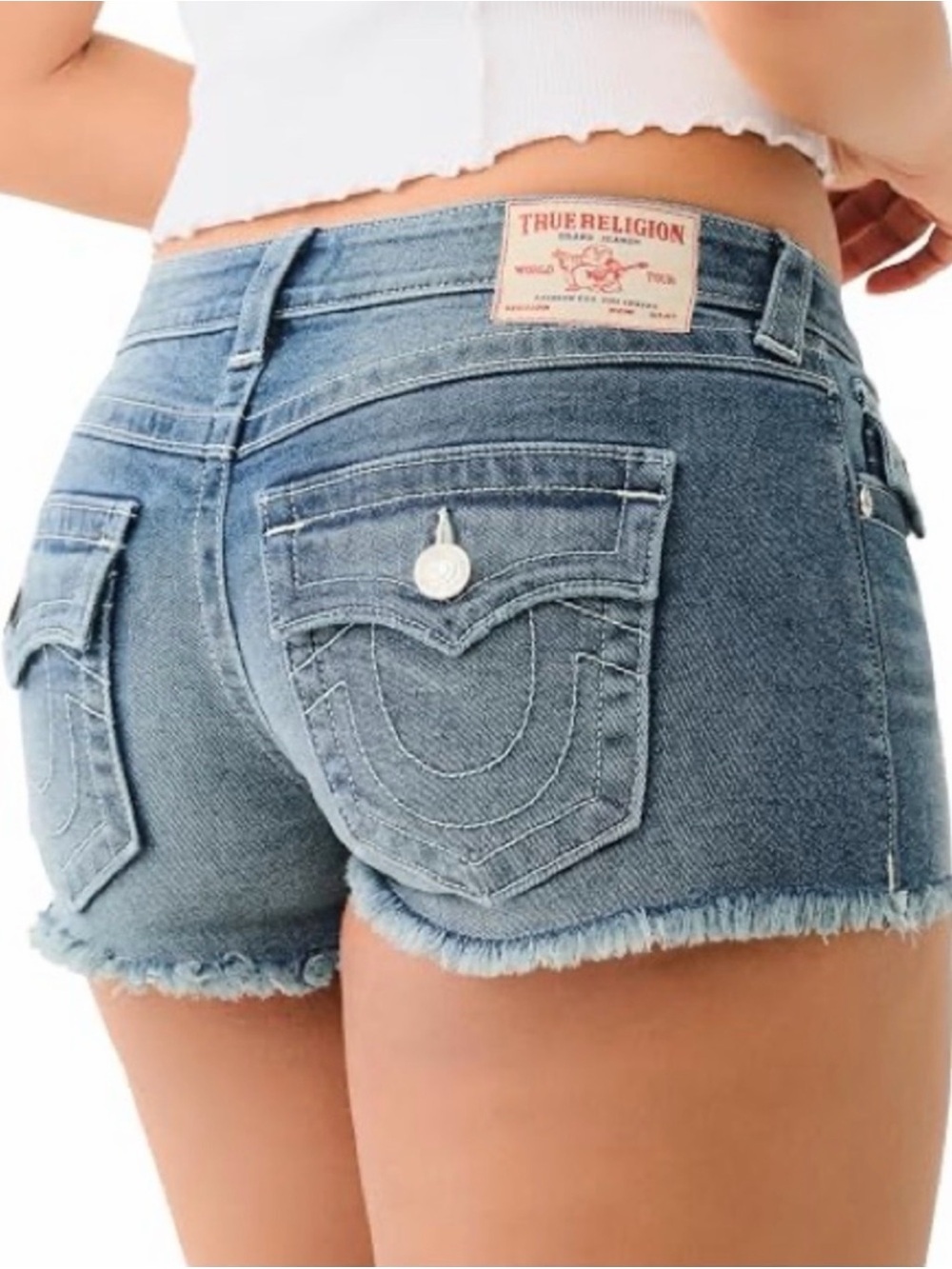 True Religion Joey Low-rise Flap Shorts